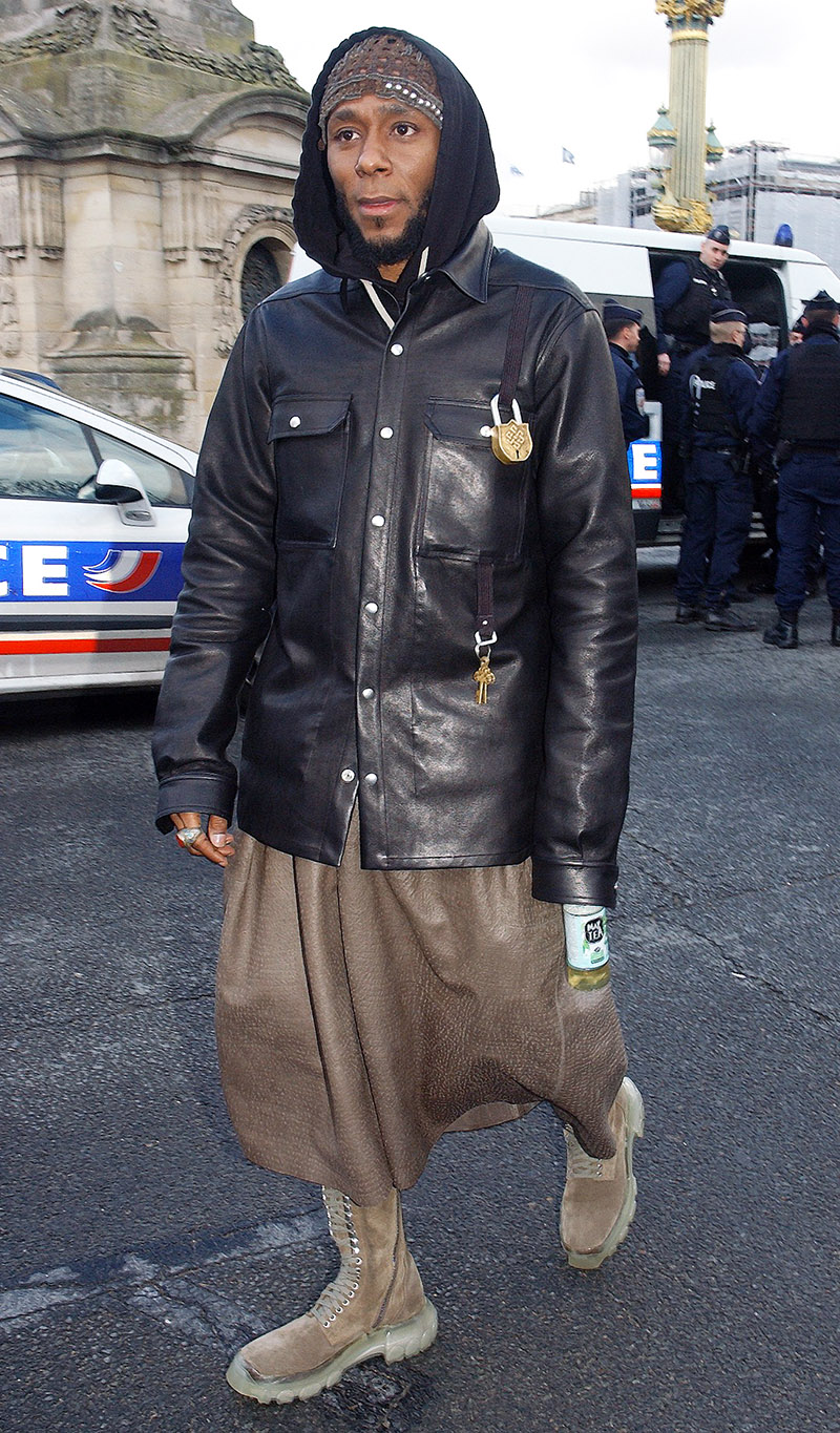 Yasiin Bey during Paris Fashion Week, 2019