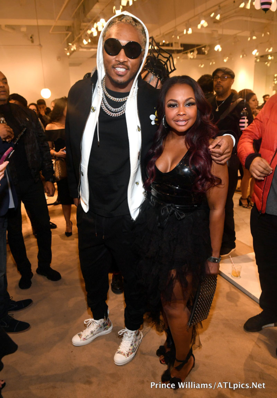 Rapper Future and Phaedra Parks at his Dior summer mens collection ...