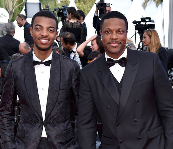 Celebrity Kids: Chris Tucker and Son Destin at Cannes Film Festival