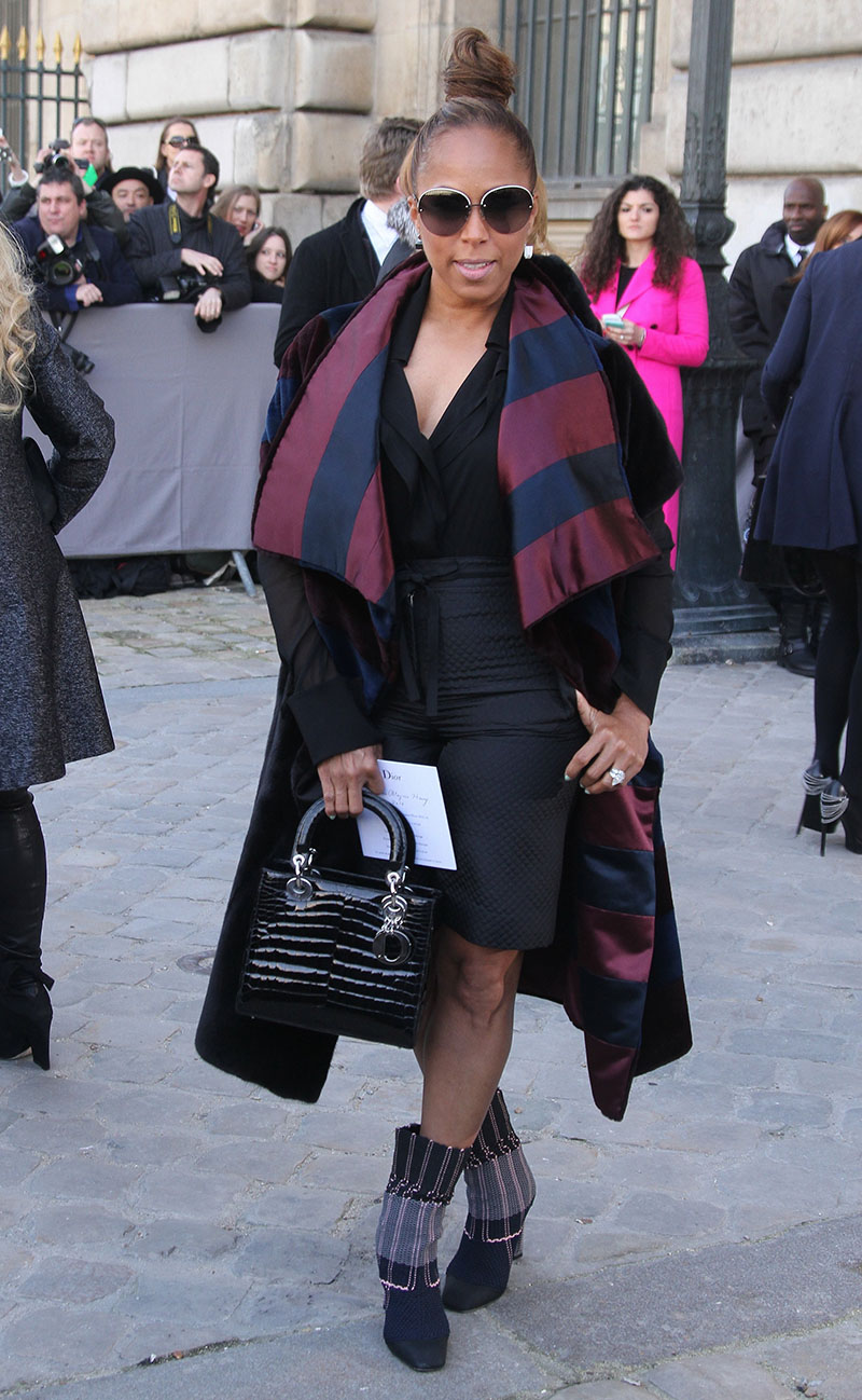 Marjorie Harvey at Paris Fashion Week Autumn/Winter 2015