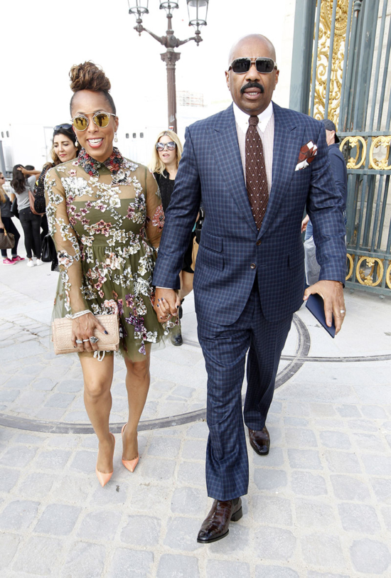 Actor And Comedian Steve Harvey And His Wife Marjorie Bridges Celebrate Their Wedding