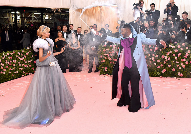 Zendaya and Law Roach attend The 2019 Met Gala Celebrating Camp: Notes