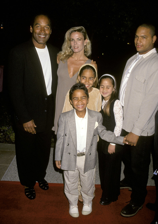 O.J. Simpson, Nicole Brown Simpson, and children (Photo by Jim Smeal ...