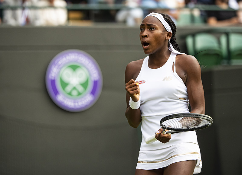 Celeb Style Janelle Mon e At Wimbledon 15 Year Old Cori Gauff