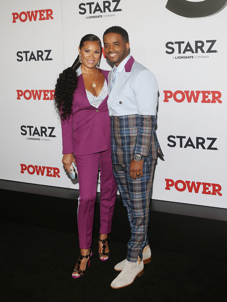 Tomasina (L) and actor Larenz Tate attend POWER Final Season World ...