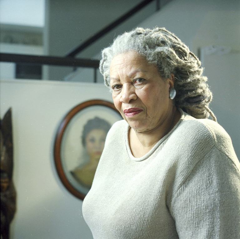 Toni Morrison poses February 2, 2004 in her downtown Manhattan