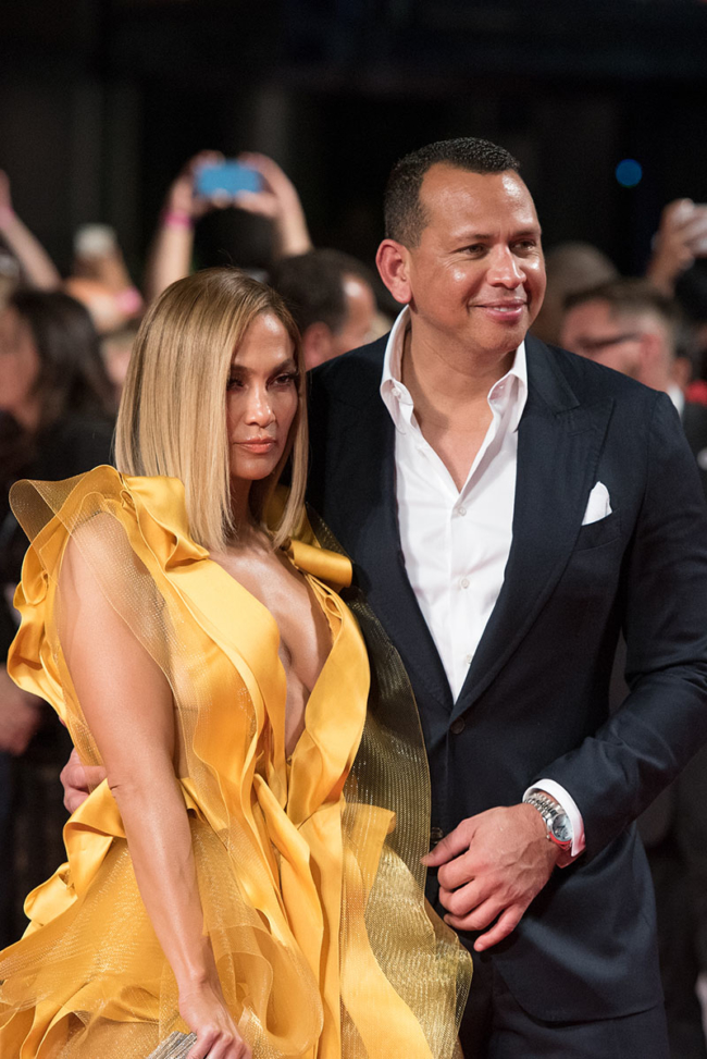 Jennifer Lopez and Alex Rodriguez walked the red carpet at the 44th