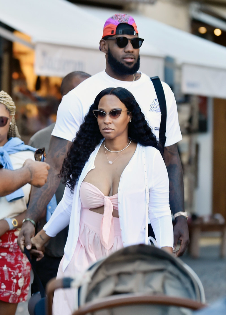 LeBron James and his wife Savannah are joined by Oklahoma City Thunder