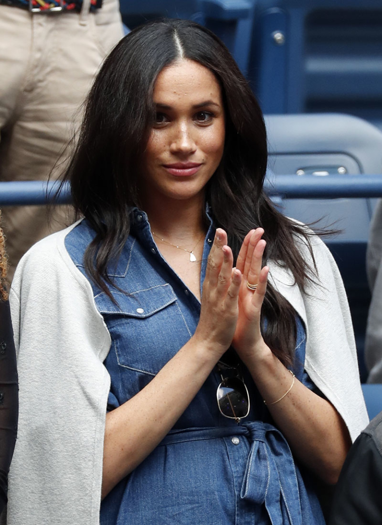 Meghan, Duchess of Sussex at the US Open Tennis. (Photo by Best Image ...