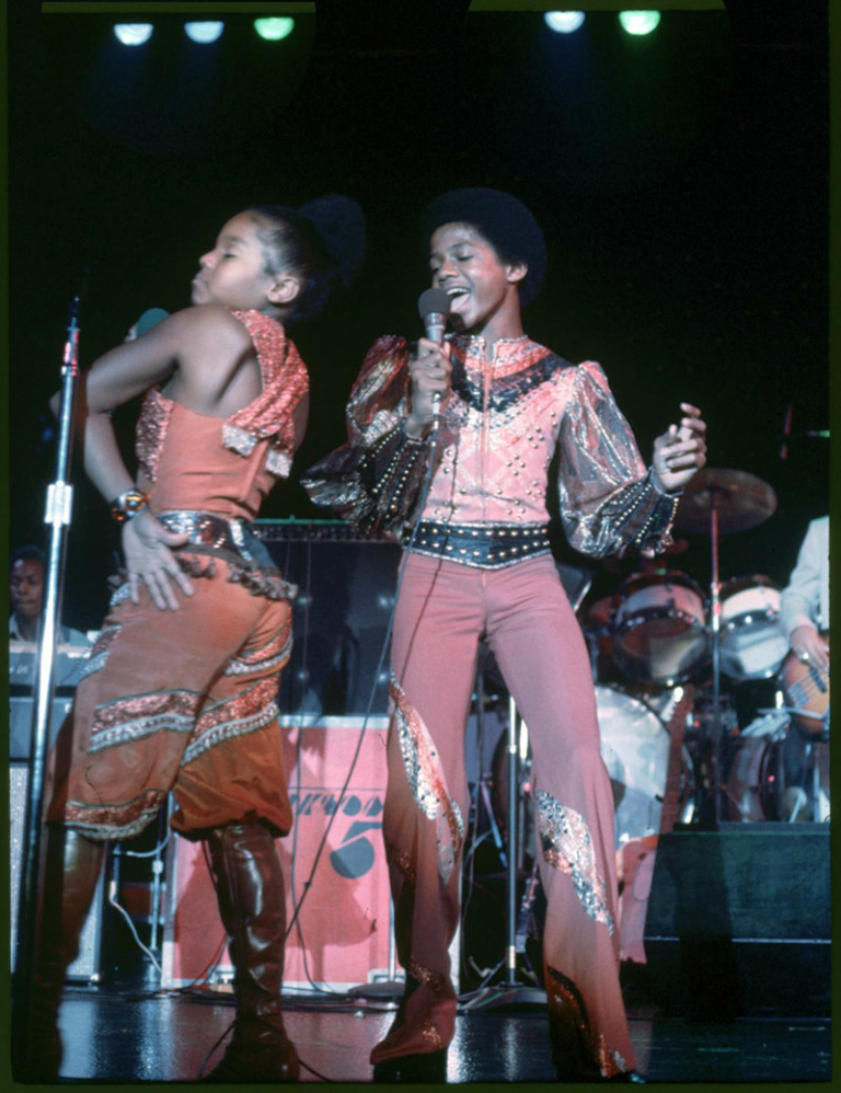 and Randy Jackson, the youngest members of the Jackson family, in