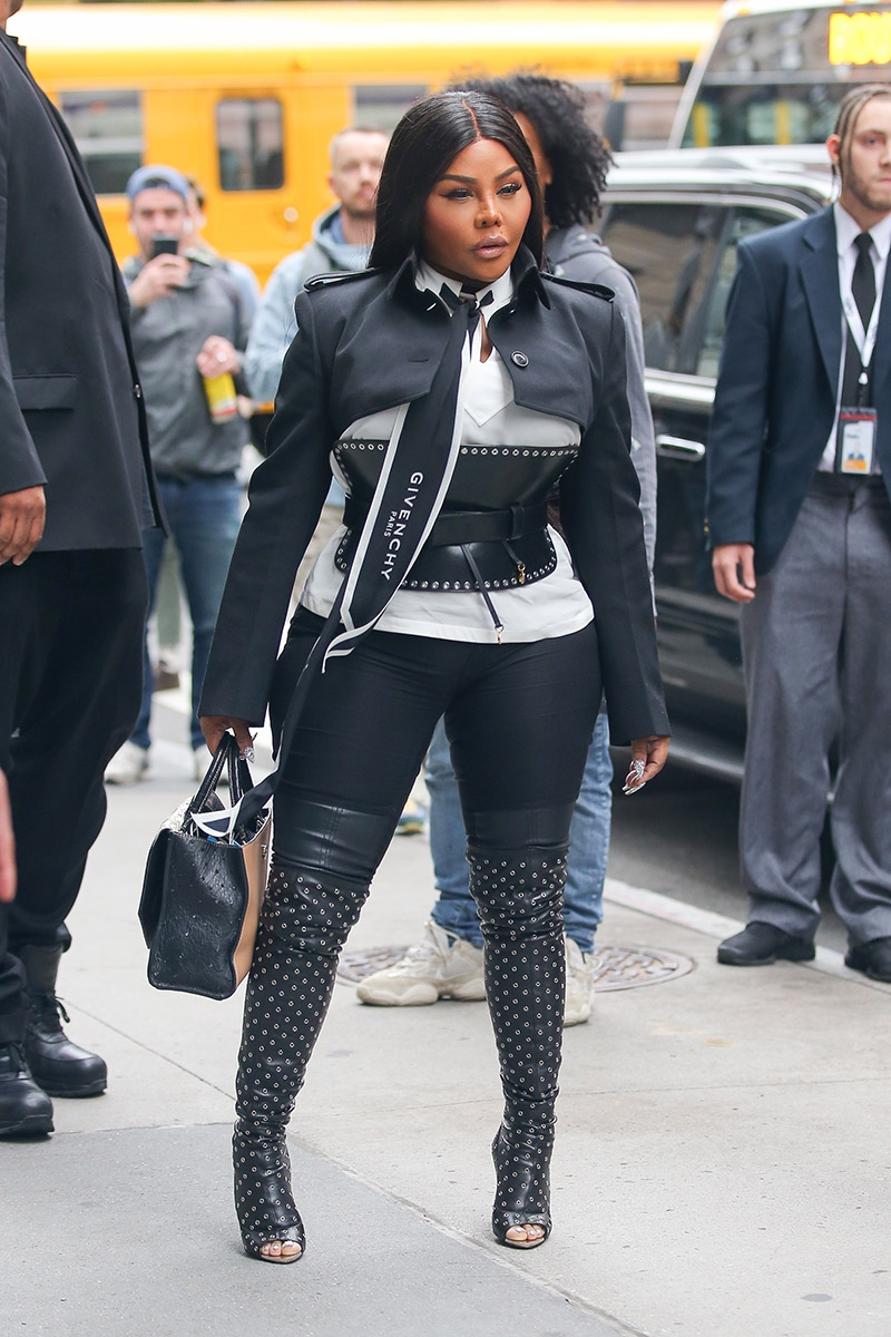 Lil’ Kim dons Givenchy outfit in NYC | Sandra Rose