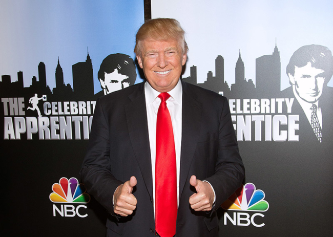 Donald Trump attends the “Celebrity Apprentice” Red Carpet Event at ...