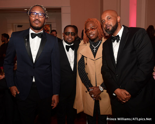 (L-R) Future, Chubby Baby, Gunna, guest at YouTube Hosts Leaders ...