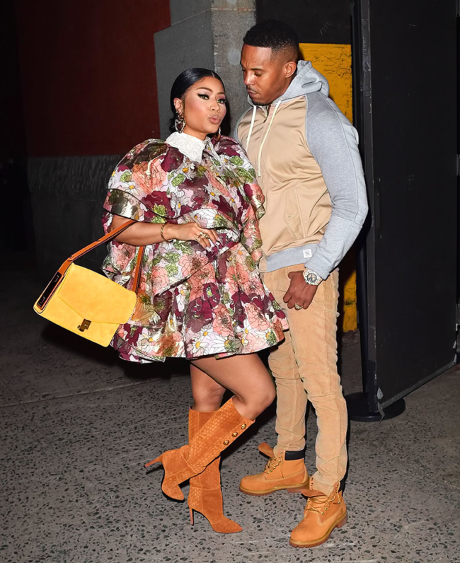 New York, NY – Rapper Nicki Minaj with husband Kenneth Petty pictured ...