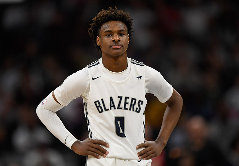 Bronny James Wears Chrome Hearts to Prom