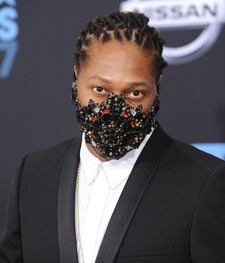 Rapper Future donates custom sewn masks to healthcare workers Sandra Rose