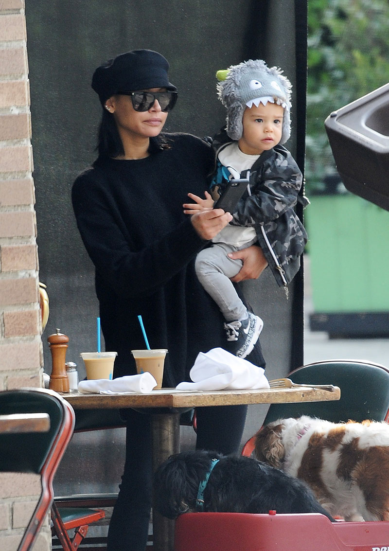 EXCLUSIVE Naya Rivera and Ryan Dorsey take a morning family stroll