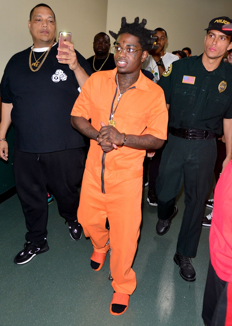 kodak black orange shirt