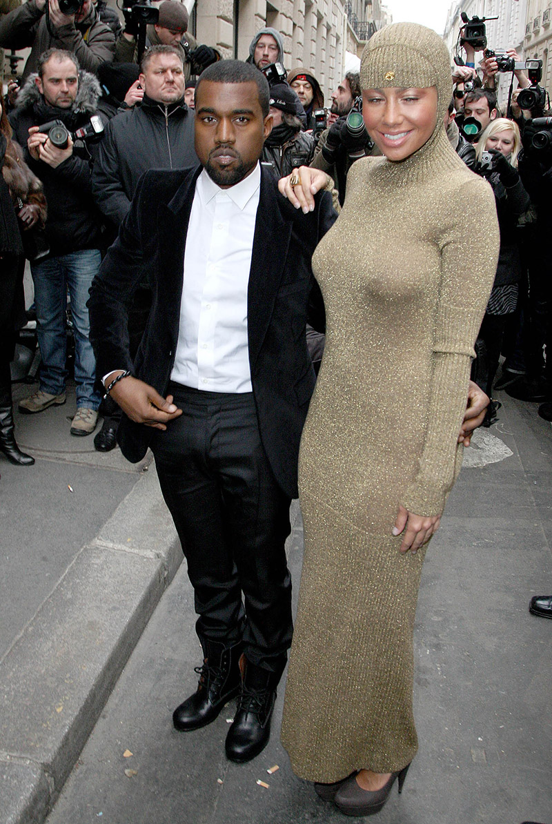 Kanye West & Amber Rose: Fur Coat Couple: Photo 2410614, Amber Rose, Kanye  West Photos