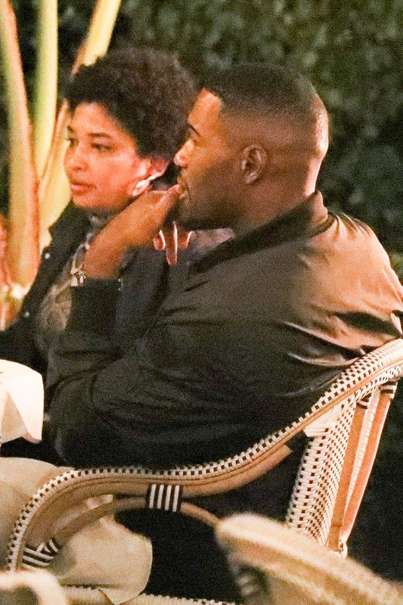 Exclusive Michael Strahan Grabs Dinner With Friends And A Mystery Woman In Beverly Hills 