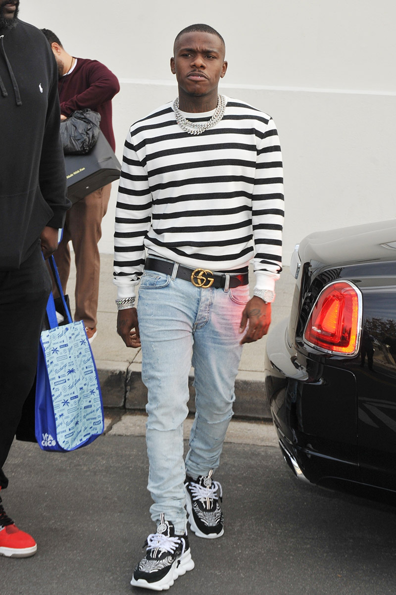 DaBaby seen leaving a pre-Grammys party at Milk Studios | Sandra Rose