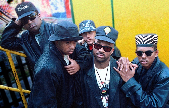 Digital Underground, group portrait, at Berlin Hip Hop festival ...