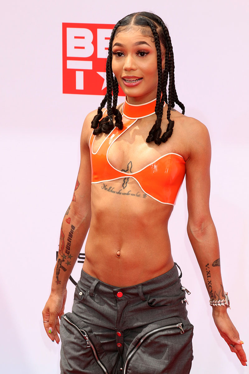 Coi Leray attends 2021 BET AWARDS held at the Microsoft Theater in Los