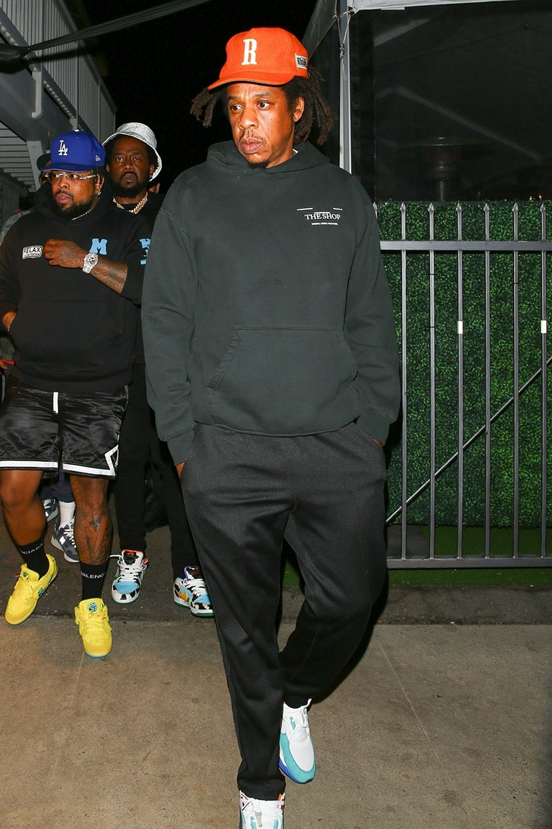 *EXCLUSIVE* Guy’s night out! Jay Z is seen leaving dinner at Giorgio ...