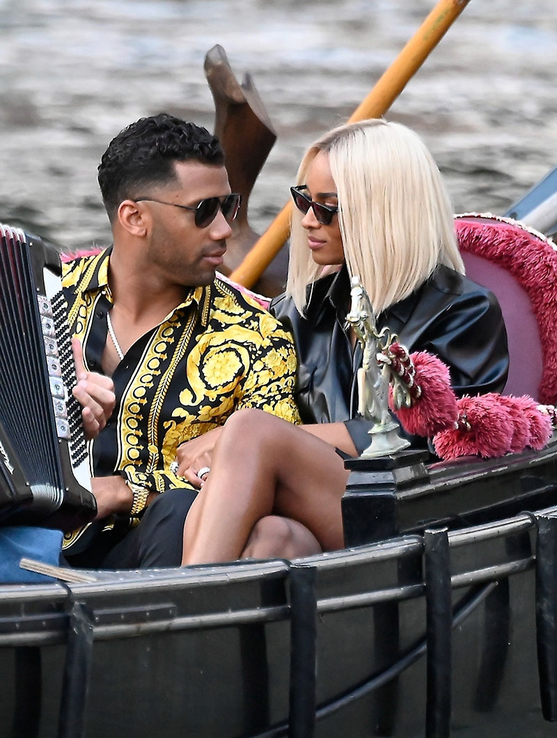 Ciara and Russell Wilson rock stylish Gucci ensembles on a romantic summer  holiday in Italy (photos)