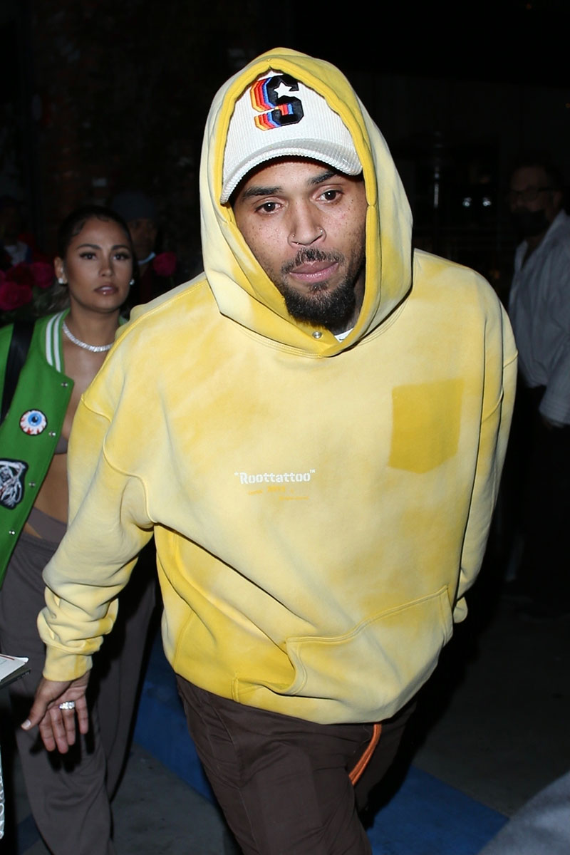 Chris brown yellow store hoodie