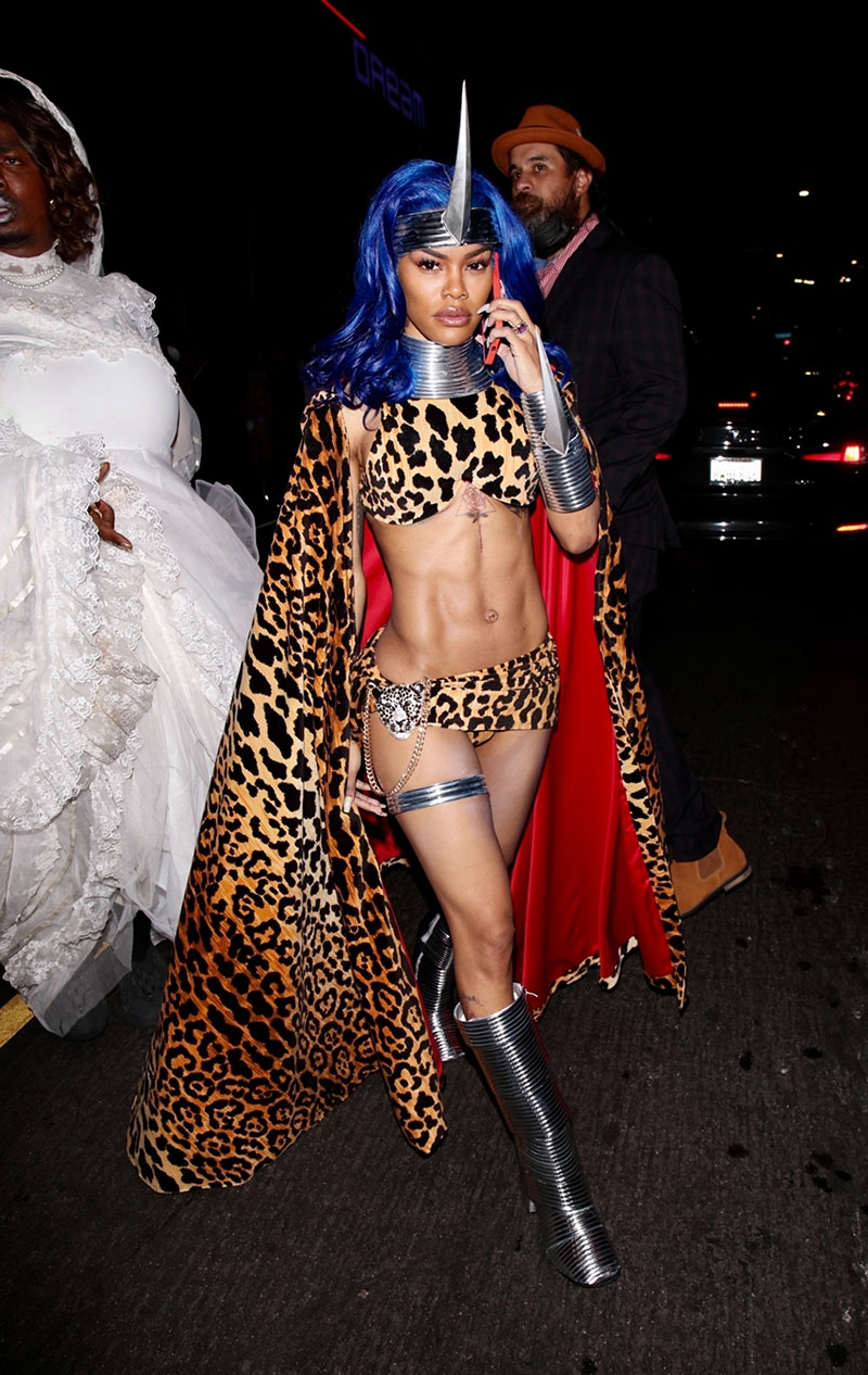 Hollywood, CA Teyana Taylor attends a Halloween party at the