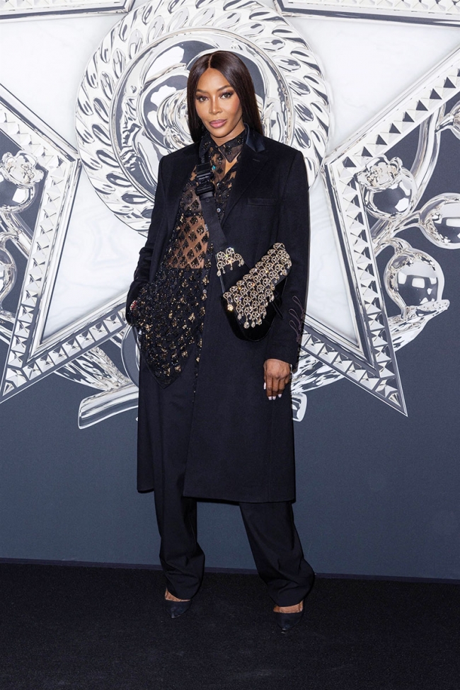 Paris, FRANCE – Naomi Campbell attends Menswear Dior Fall/Winter 2022/ ...