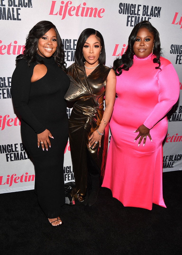 ATLANTA, GEORGIA – JANUARY 29: Amber Riley, K. Michelle and Raven ...