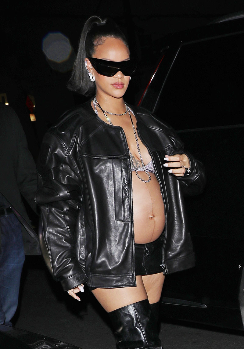 Rihanna spotted shopping for baby clothes at Target