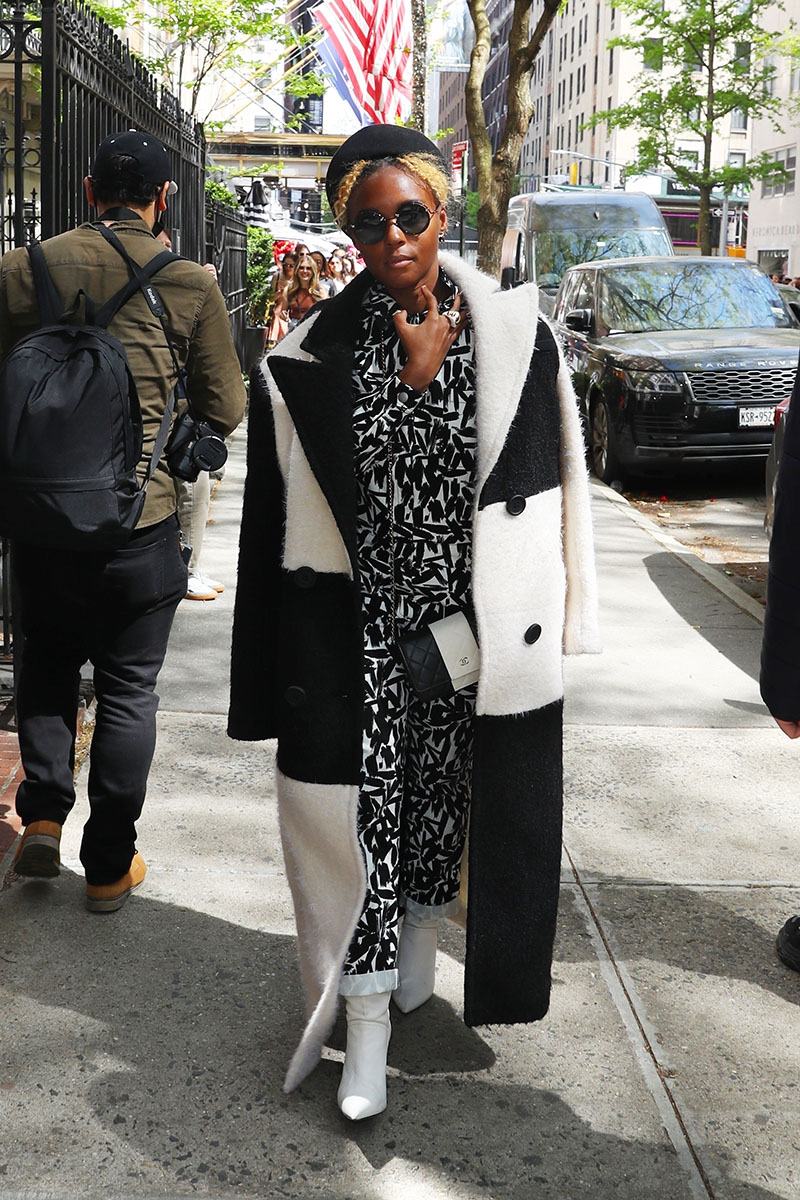 Inspired By Janelle Monae's Black & White Stripe Style - Sydne Style