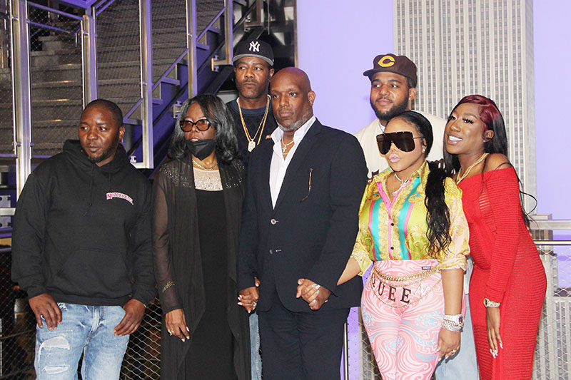 New York City, NY - Lil' Kim at the Empire State Building lighting ceremony to honor the 50th birthday of the Notorious B.I.G. (Biggie), in partnership with Bad Boy / Atlantic / Rhino Records and the Christopher Wallace Estate. CREDIT: MediaPunch / BACKGRID