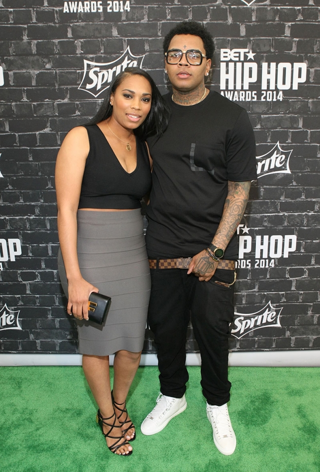 ATLANTA, GA SEPTEMBER 20 Dreka Haynes (L) and rapper Kevin Gates