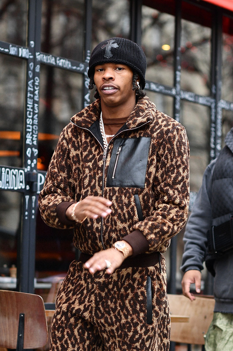 Paris, FRANCE – Rapper Lil Baby and his girlfriend, Jayda, stop by ...