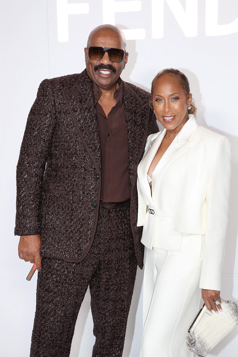 Marjorie Harvey Slays All Over Paris Fashion Week With Steve & Daughter  Lori + Usher Hits Up Cha…