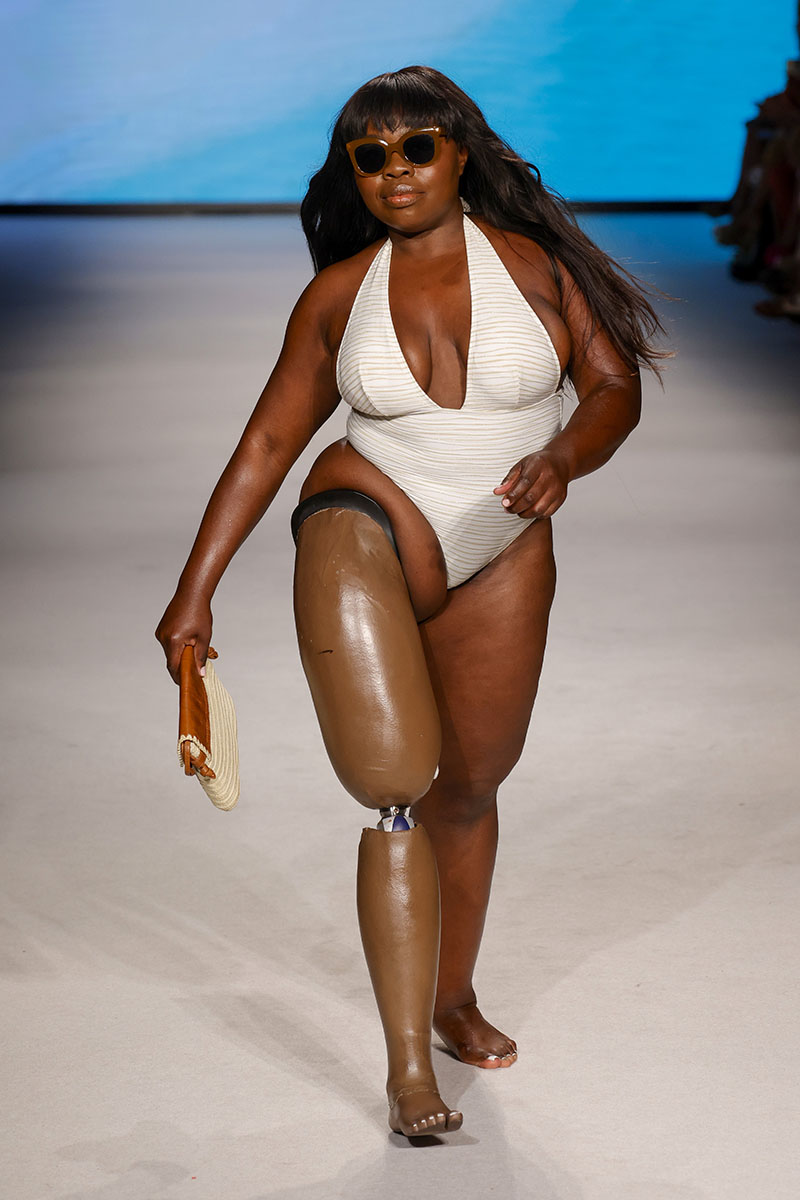 Fashion Plus Size Models Walk in Cupshe Swimwear Runway Show