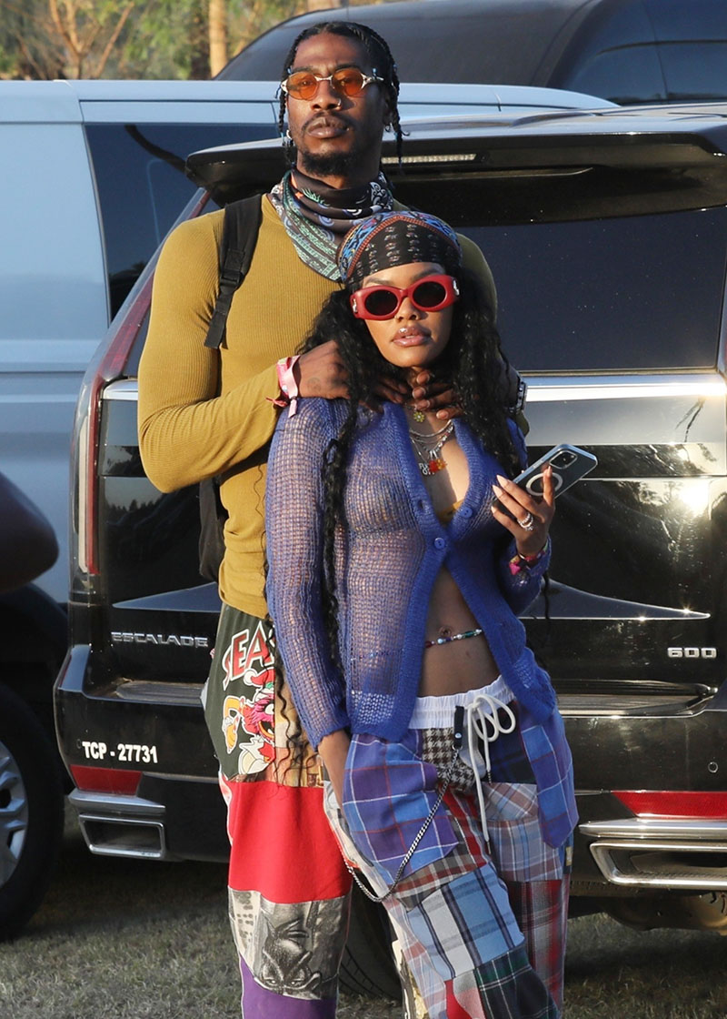 Amber Rose spotted hanging out with Teyana Taylor’s husband Iman