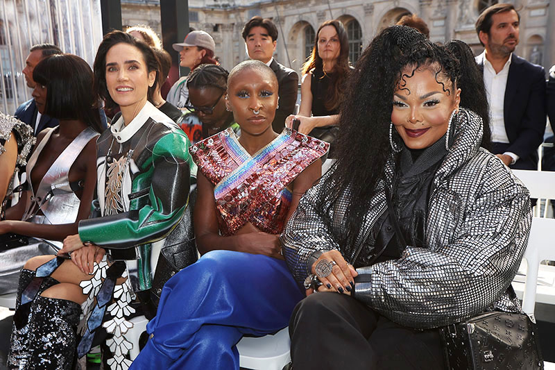 Jaden Smith attends Front Row @ Louis Vuitton Womenswear Spring/Summer 2023  show In Paris