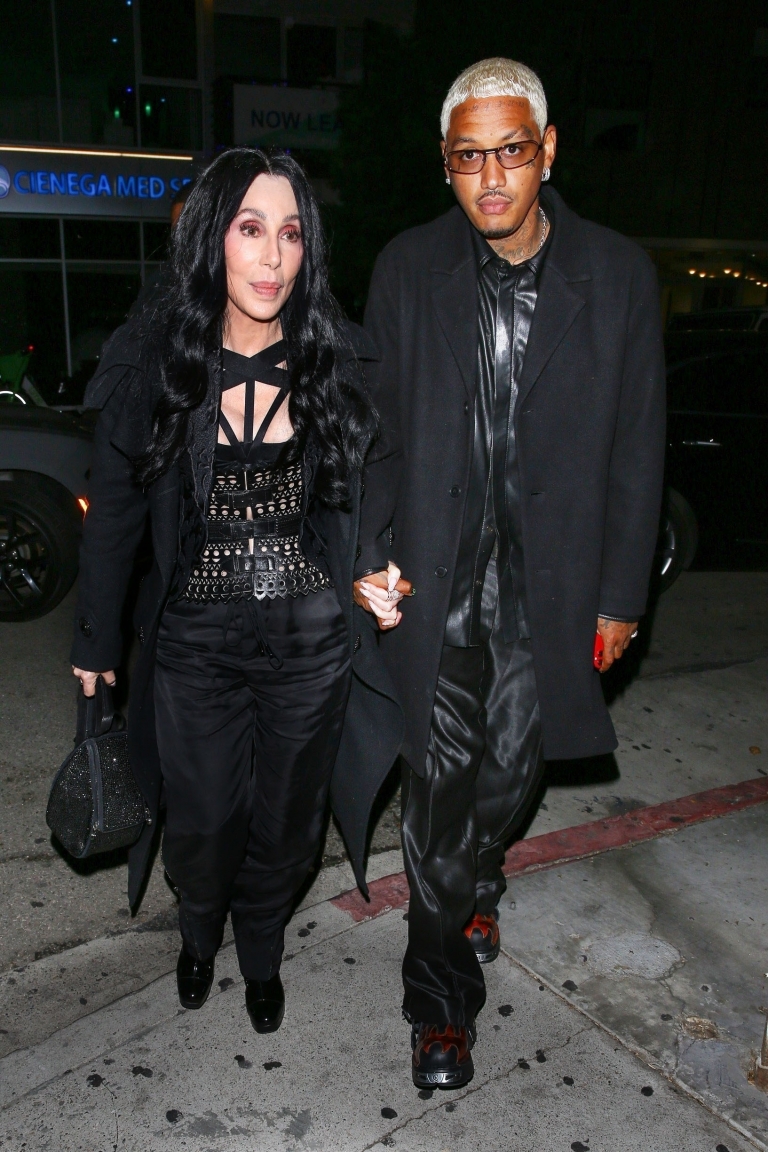 Cher and Alexander Edwards hold hands at Craig’s before heading to The ...