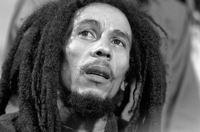 ATLANTA – NOVEMBER 12: Reggae singer-guitarist Bob Marley is ...