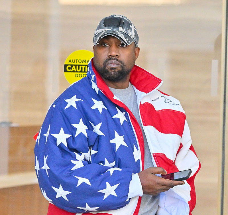 Kanye West American Flag Puffer Jacket