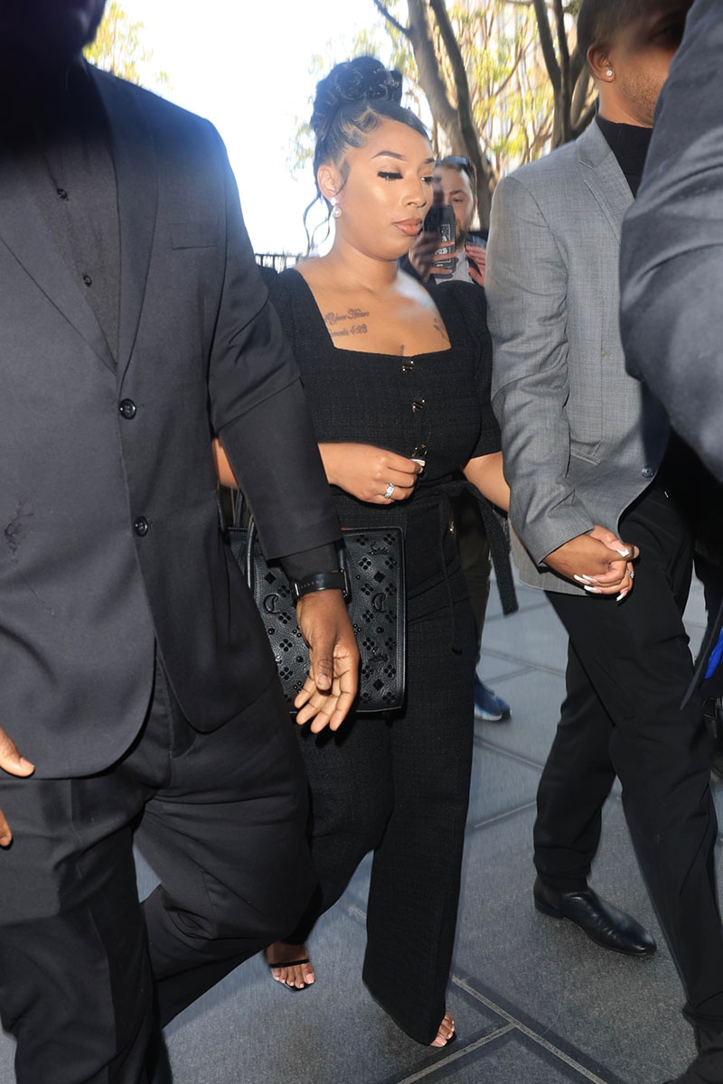 Kelsey Harris, Megan Thee Stallion’s ex-bestfriend, arrives to court to ...