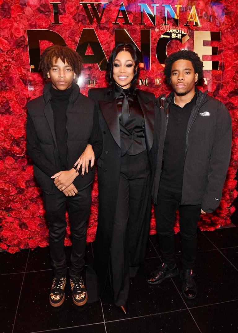 ATLANTA, GEORGIA – DECEMBER 14: (L-R) Rodney Hill III, singer Monica