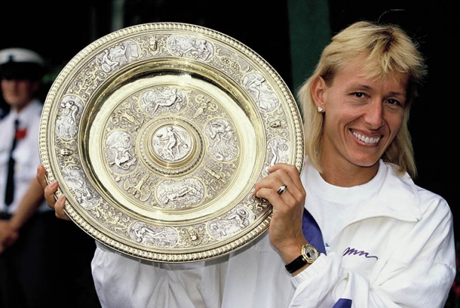 LONDON, UNITED KINGDOM – JULY 08: Tennis Player Martina Navratilova ...