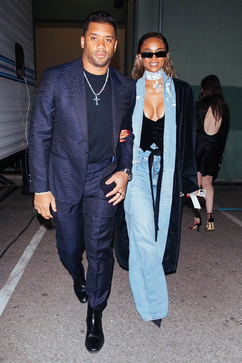 Celeb Style: Ciara & Russell Wilson leaving pre-Grammy event