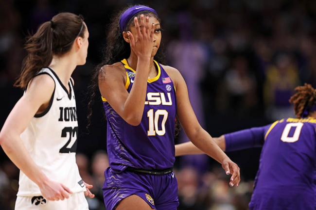 LSU’s Angel Reese stopped Jill Biden from entering locker room before ...